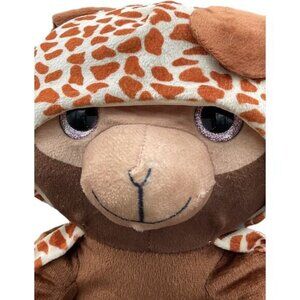 Capimals Monkey Wearing Giraffe Hat 11.5" Plush Toy Stuffed Animal